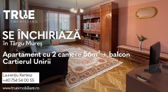 Ap. cu 2 camere de închiriat – Cartier Unirii, Târgu Mureș