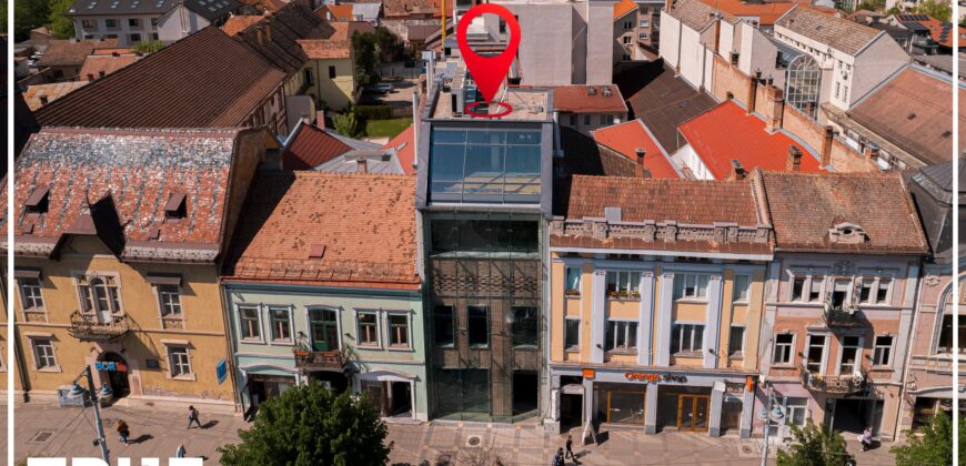 Ap. 3 cam, 75.2m² + 14.2m², ultracentral, Arossa Center!