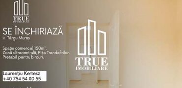 Spații comerciale de închiriat, 150m², centru, Târgu Mureș!
