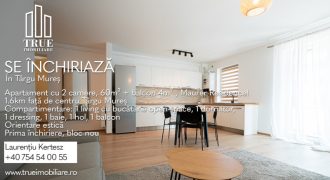 Apartament cu 2 camere, 60m² + 4m² balcon, Maurer Residence!