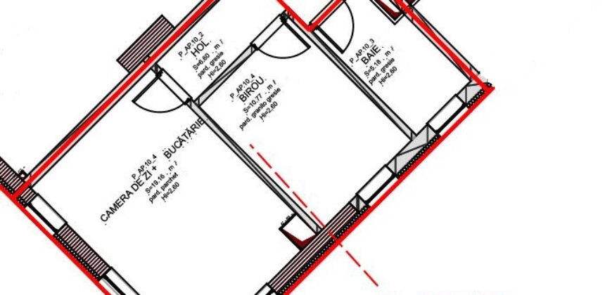 Studio de vânzare, 39m² + 6m² balcon, Skyline City!