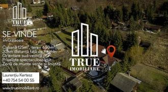 Cabană de vânzare, 125m², teren 680m², Gălăoaia!