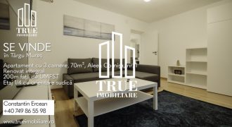 Apartament cu 3 camere de vânzare, 70m², Cornișa!