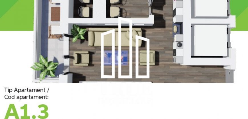 Apartament de vanzare 47.93mp, Tudor!