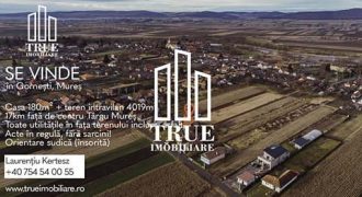 De vânzare/schimb casă 180m²+teren 4019m², Gornești, Mureș!